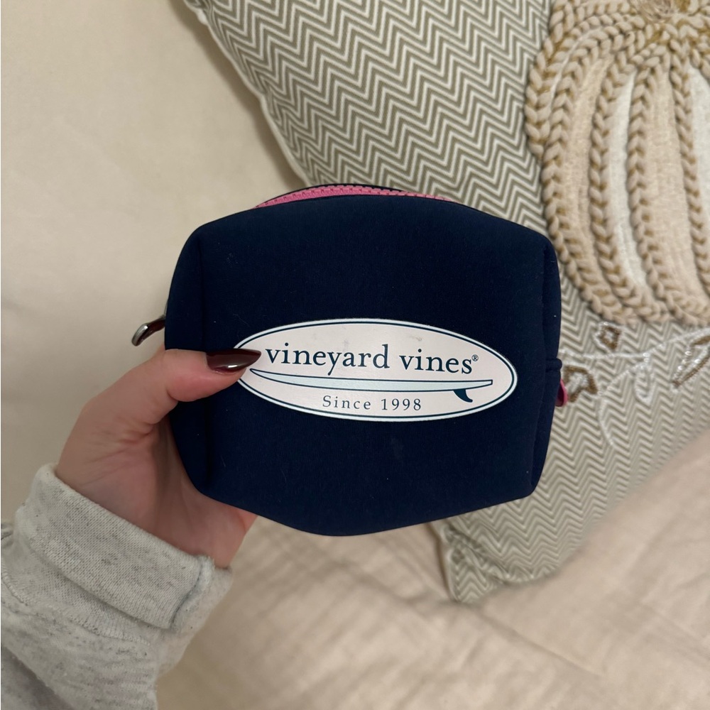 Vineyard Vines Navy Neoprene Pouch